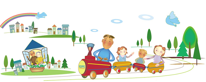 ぽっぽガスイメージイラスト